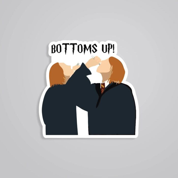 Bottoms Up George And Fred Movies Stickers