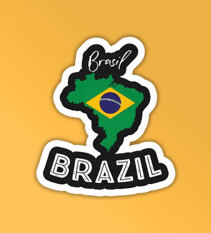 Brazil Football Sticker