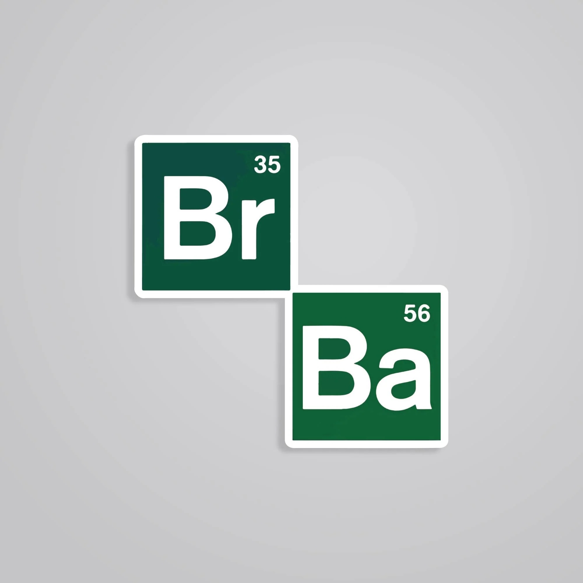 Breaking Bad Elements TV Shows Stickers