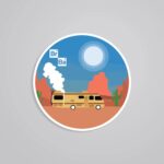 Breaking Bad Minimalist RV TV Shows Stickers