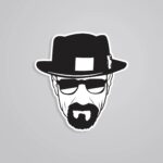 Breaking Bad Walter White TV Shows Stickers