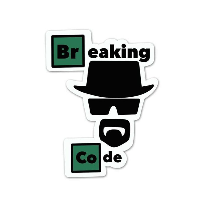 Breaking Code Sticker