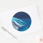 Bruce Nemo And Dory 1 Classic Round Sticker