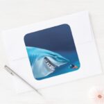Bruce Nemo And Dory 1 Square Sticker