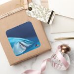 Bruce Nemo And Dory 1 Square Sticker