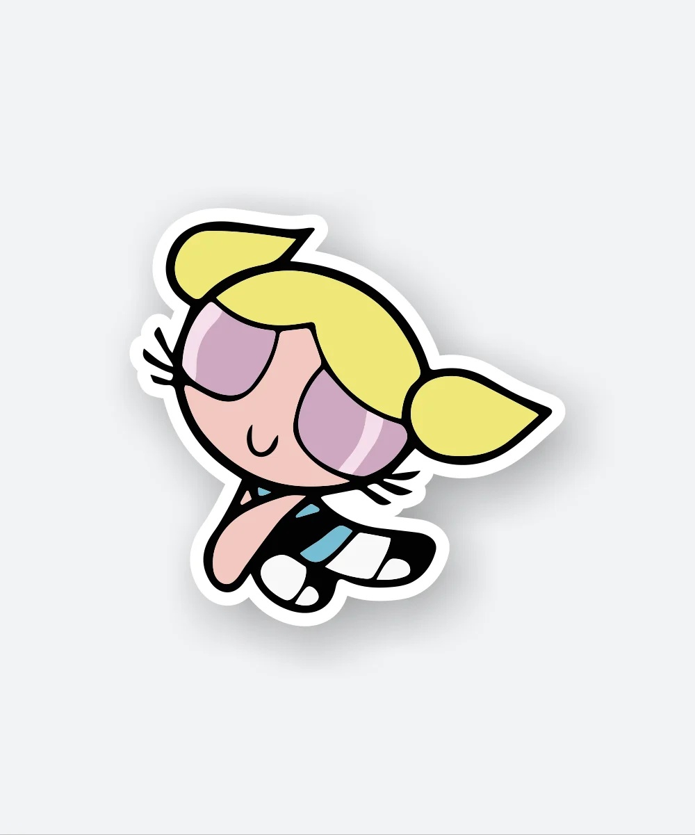 Bubbles Shy Sticker