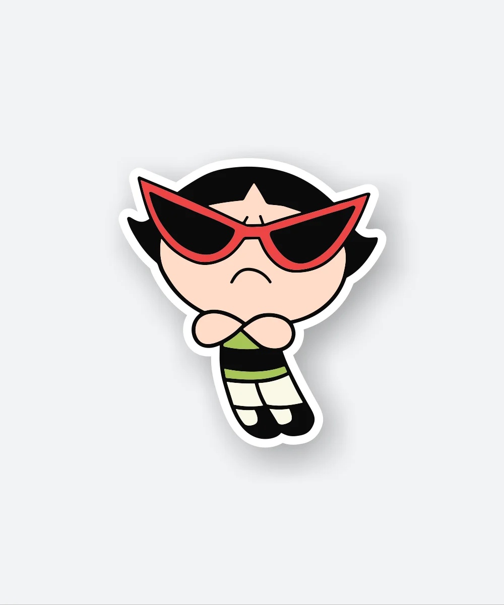 Buttercup Angry Sticker