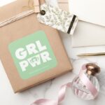 Buttercup Girl Power Square Sticker