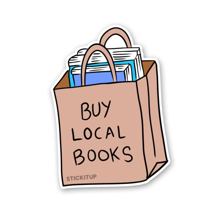Buy Local Books Sticker