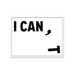 CAN I_ Sticker