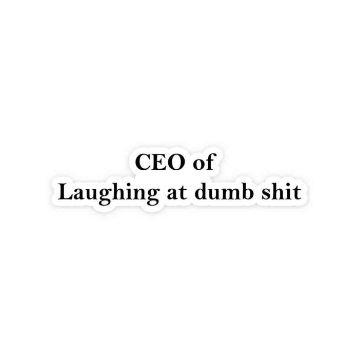 CEO Sticker