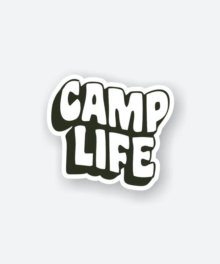 Camp Life Sticker