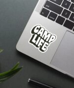 Camp Life Sticker