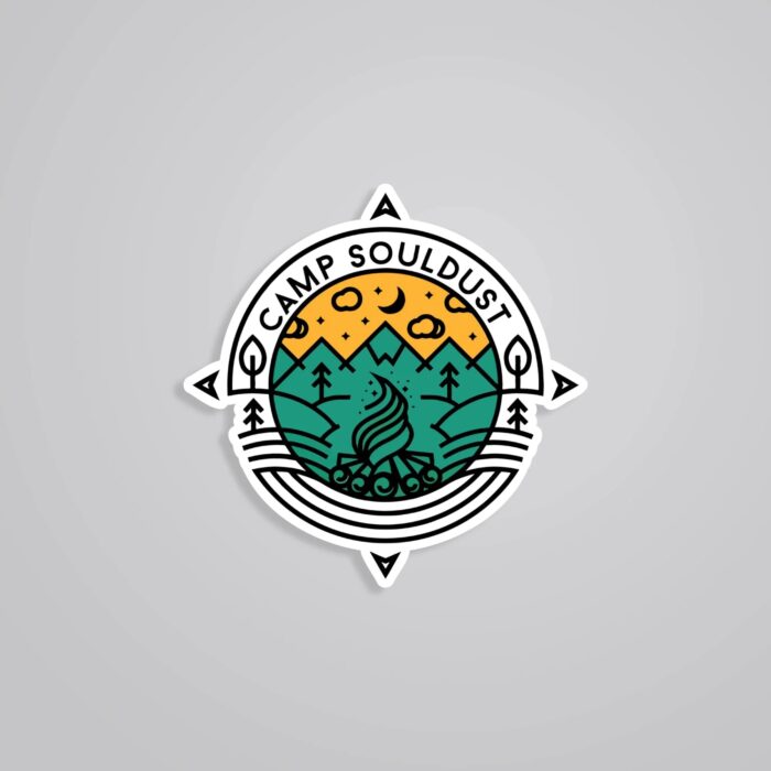 Camp Souldust Travels Stickers