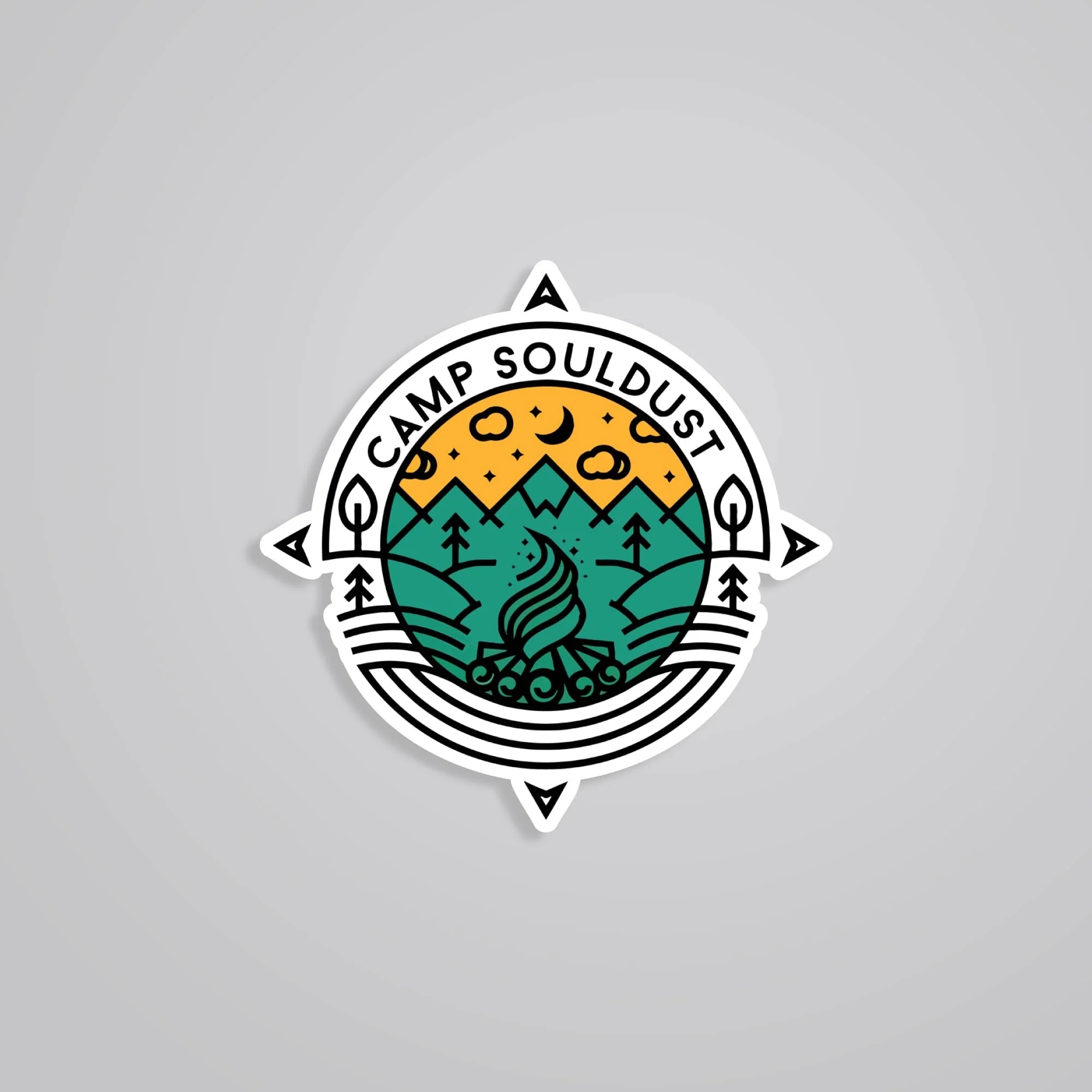 Camp Souldust Travels Stickers
