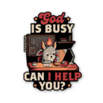 Can I Help You Sticker