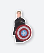 Captain America With Shield Sticker