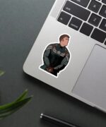 Caption America Sticker