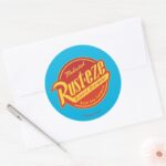 Cars 3 Rust Eze Logo Classic Round Sticker