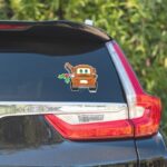 Cars Christmas Mater Tow Truck Sticker