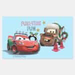 Cars Fuel Tide Fun Rectangular Sticker