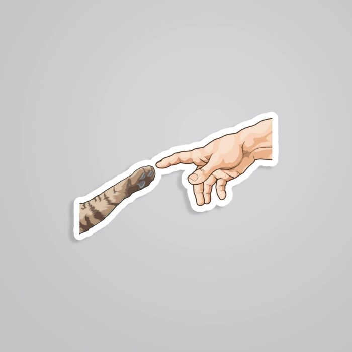 Cat Human Witty Stickers