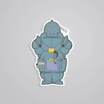 Cat Lover Al Anime Stickers