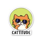 Cattitude 0.1 Sticker