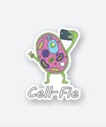 Cell Fie Sticker