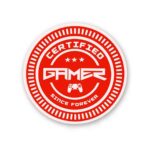 Certified Gamer Sticker