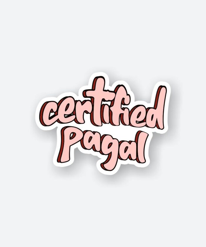 Certified Pagal Sticker