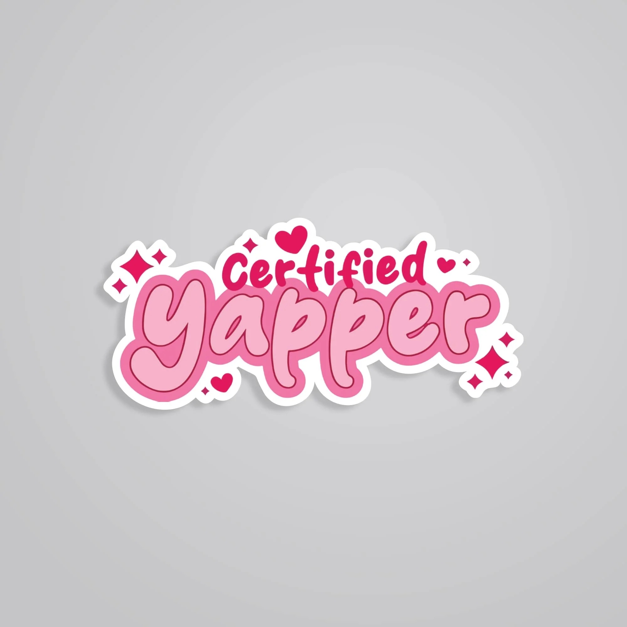 Certified Yapper Witty Stickers