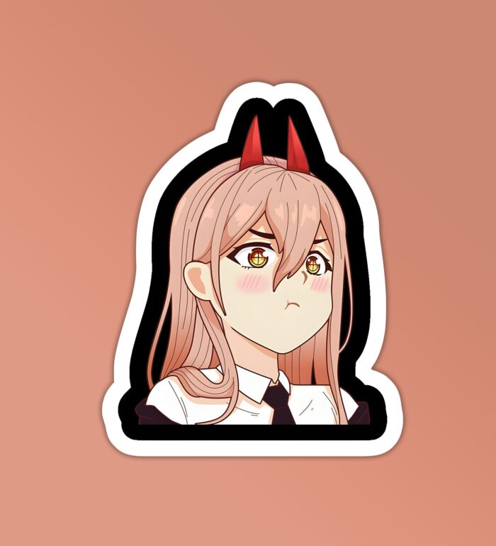 Chainsaw Man Power Pout Sticker 2