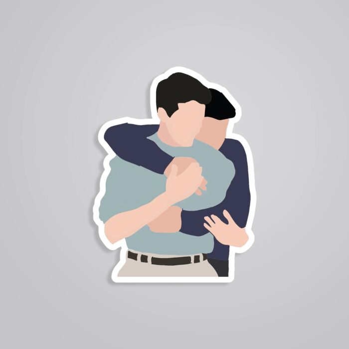 Chandler Joey Hug TV Shows Stickers