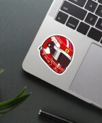 Charles Leclerc Helmet Sticker