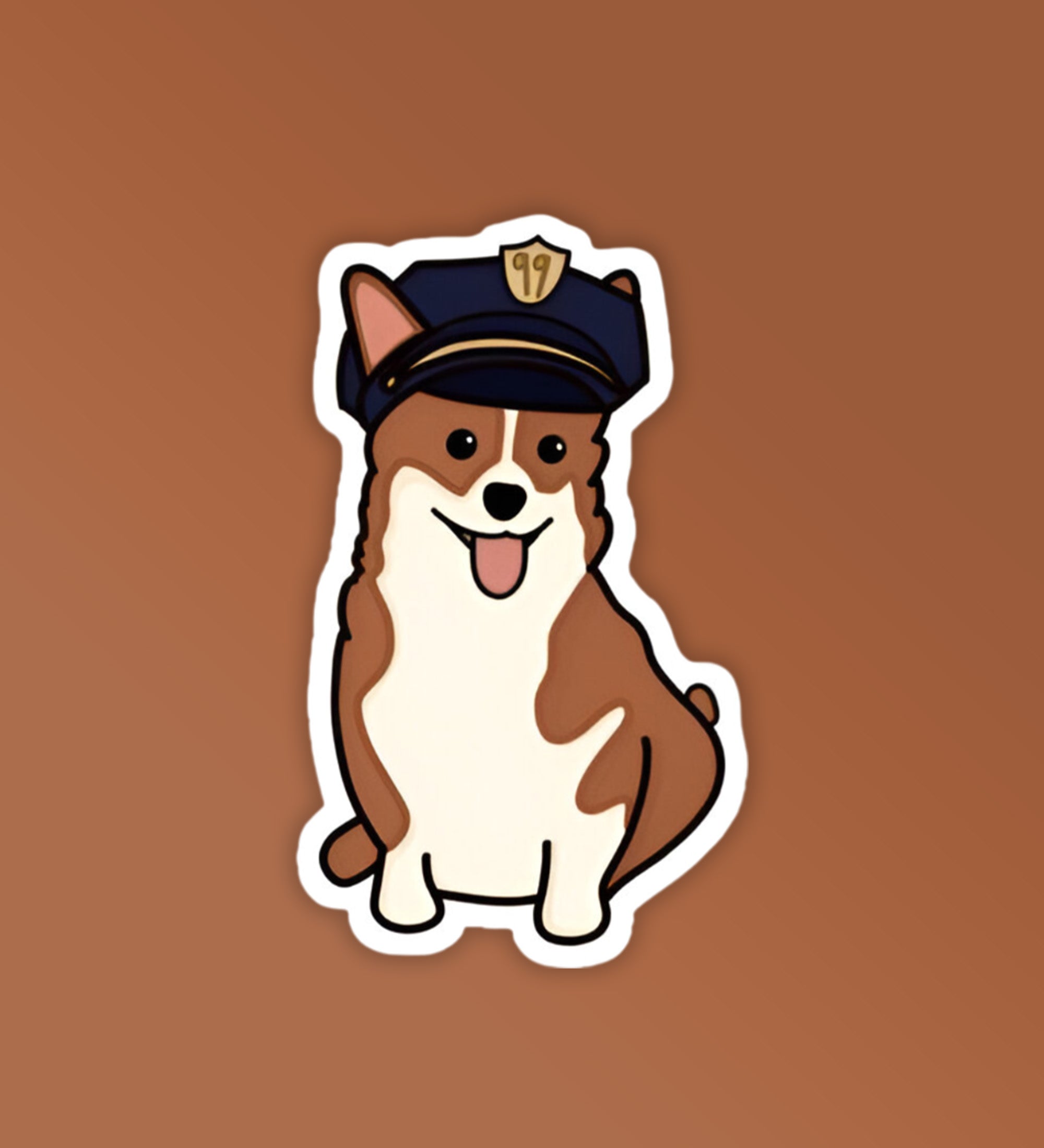 Cheddar Brooklyn Nine Nine Laptop Mobile Stickers