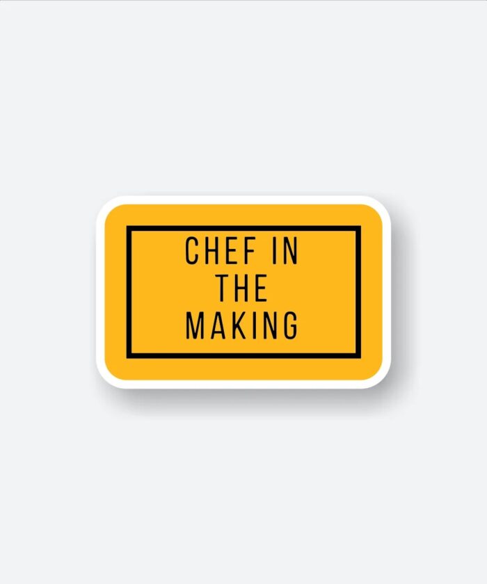Chef In The Making Sticker