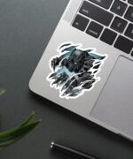 Chibi Black Panther Sticker