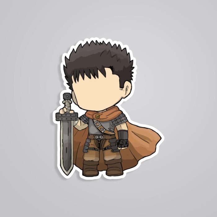 Chibi Guts Anime Stickers