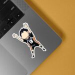 Chibi Kageyama Jumping Anime Stickers