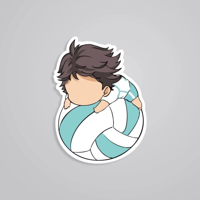 Chibi Oikawa On Volleyball Anime Stickers
