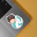 Chibi Oikawa On Volleyball Anime Stickers