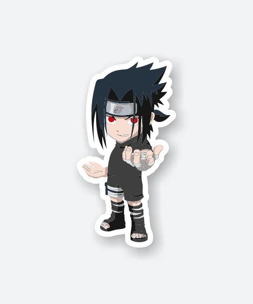 Chibi Sasuke Uchiha Sharingan Sticker