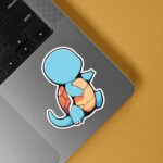 Chibi Squirtle Anime Stickers