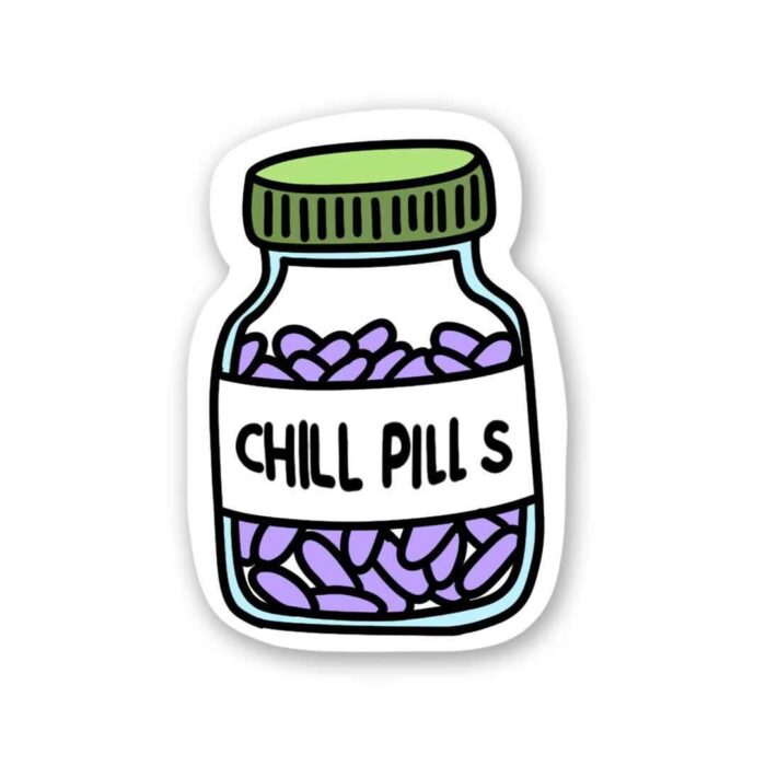 Chill Pill Sticker