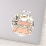 Chillin With FRIENDS™ Cartoon Sticker