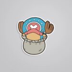 Chopper In Sack Anime Stickers