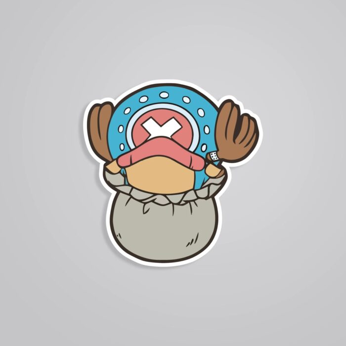 Chopper In Sack Anime Stickers