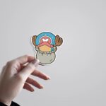 Chopper In Sack Anime Stickers