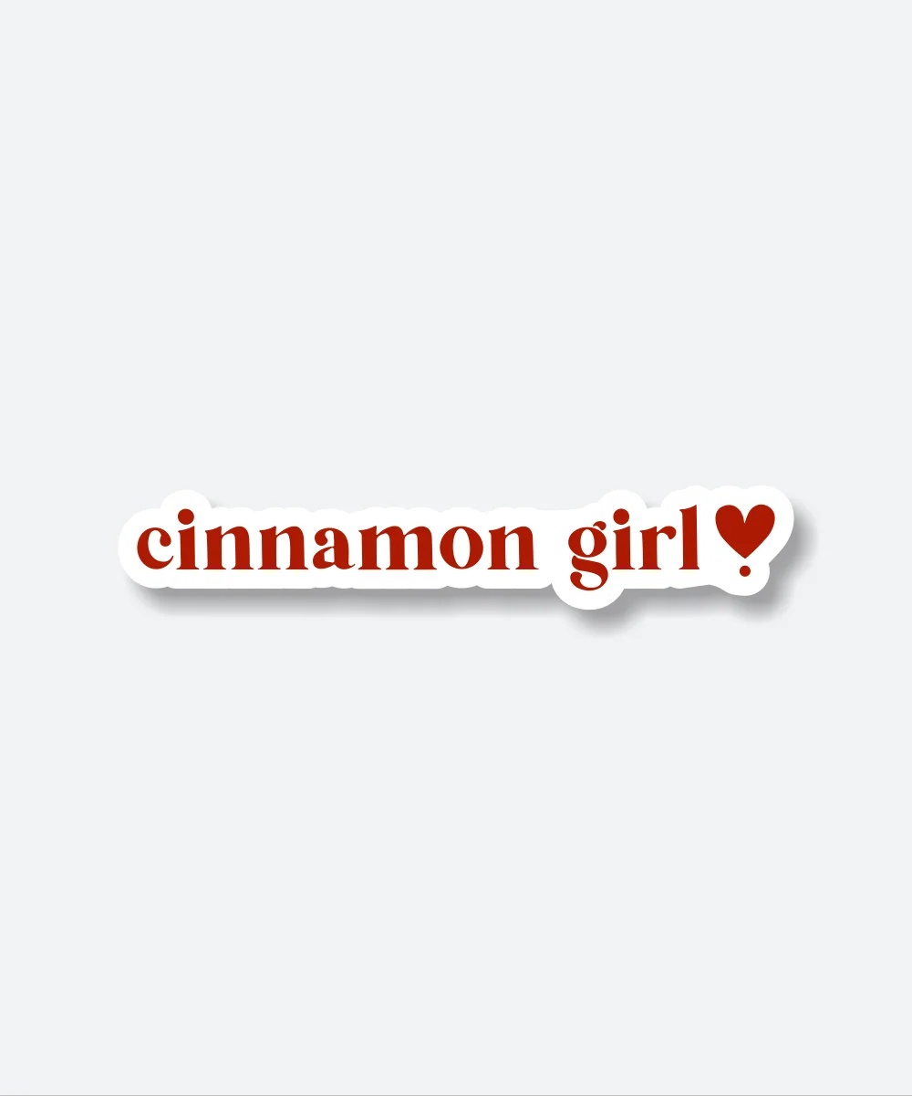 Cinnamon Girl Sticker Cinnamon Girl Sticker